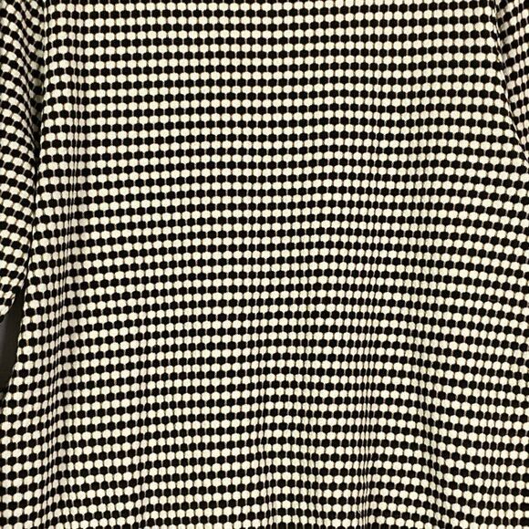 NWT Ann Taylor Factory Patterned, Crewneck Sweater, XL, 3/4 sleeves, tan/blue - Picture 4 of 9